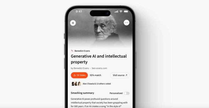 Smashing Curation by Goodreads’ Co-Founder Uses AI-Powered Recommendations to Discover Top Web Content