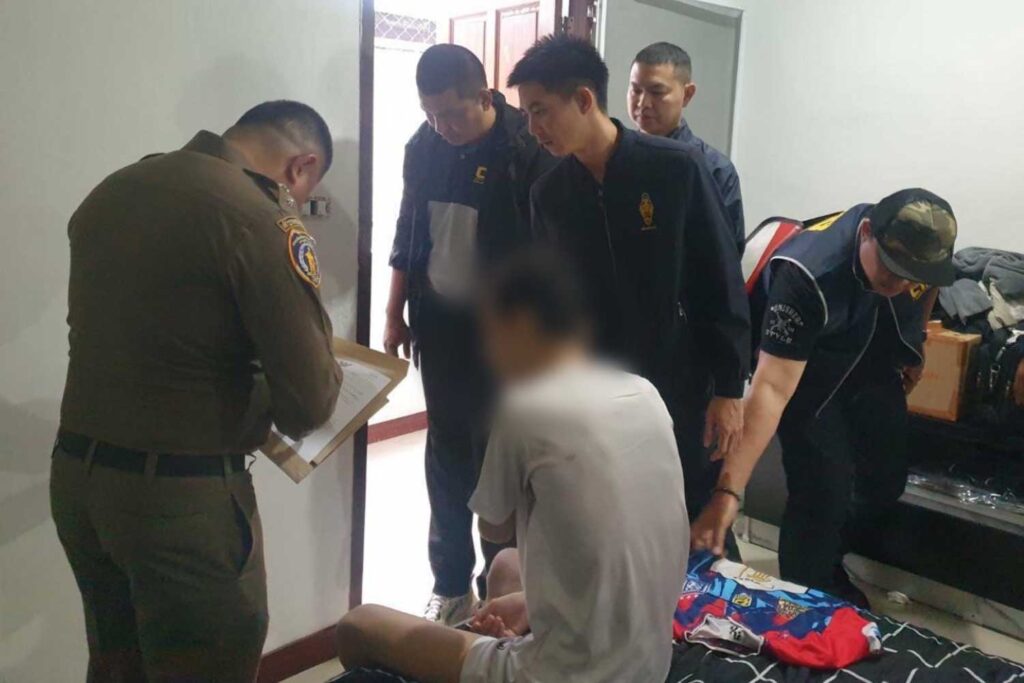 20-year-old Lao national arrested in Surin for producing and selling child sexual abuse material online for profit via private chat groups