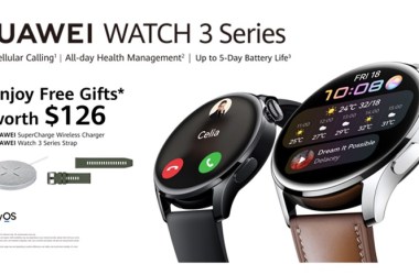 HUAWEI WATCH 3 Series Now Available in Singapore with HarmonyOS, eSIM, and Free Gifts Worth S$126